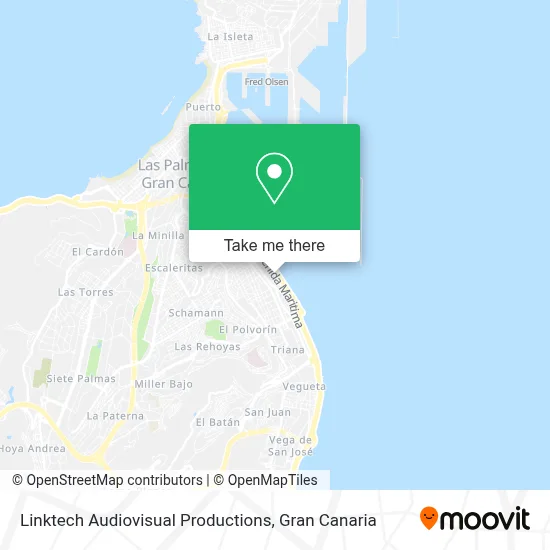 Linktech Audiovisual Productions map