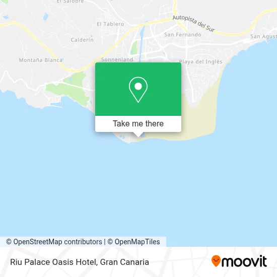 Riu Palace Oasis Hotel map