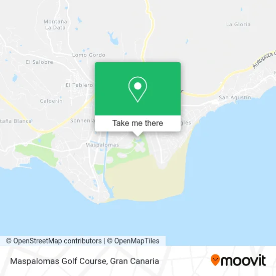 Maspalomas Golf Course map