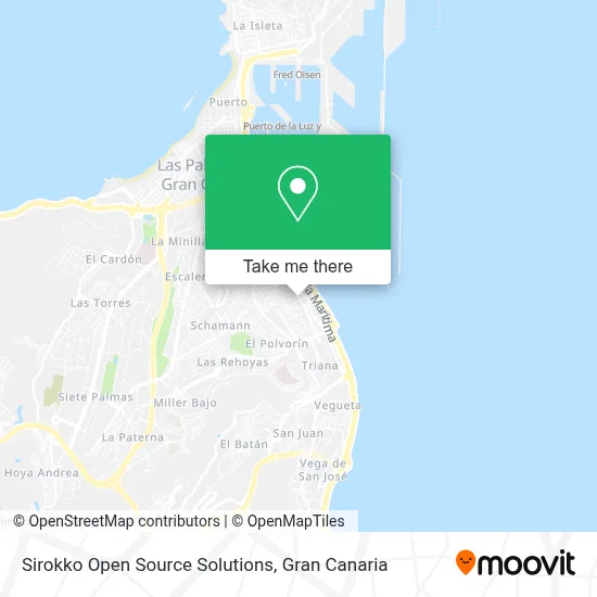 Sirokko Open Source Solutions map