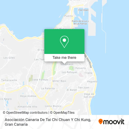 Asociación Canaria De Tai Chi Chuan Y Chi Kung map