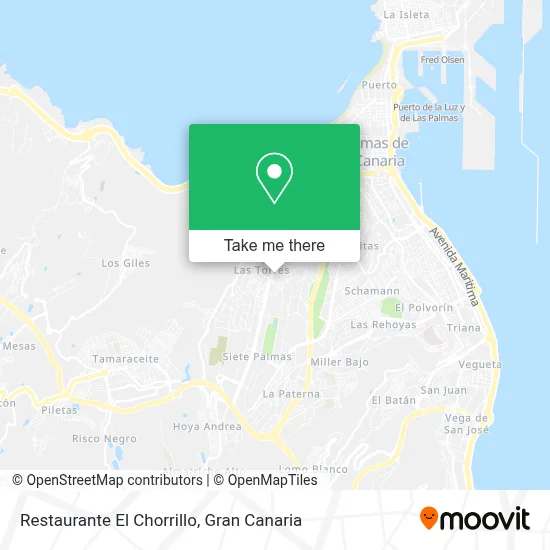 Restaurante El Chorrillo map