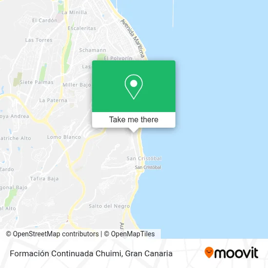 Formación Continuada Chuimi map