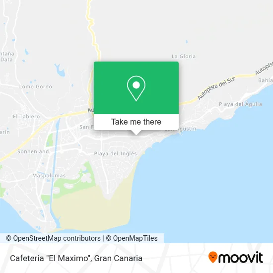 Cafeteria "El Maximo" map