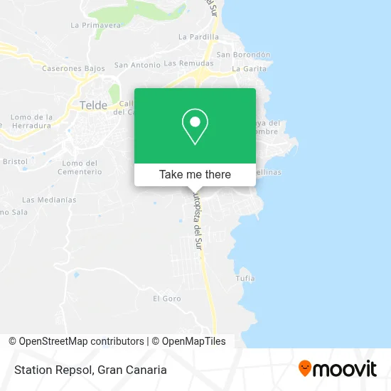 Station Repsol map