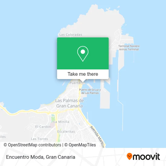Encuentro Moda map