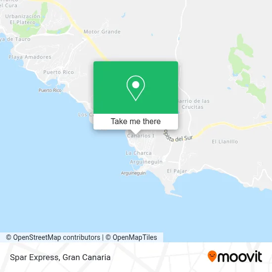 Spar Express map