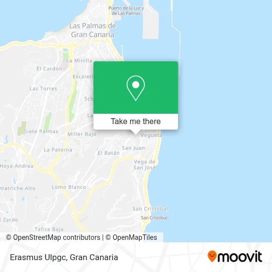 Erasmus Ulpgc map