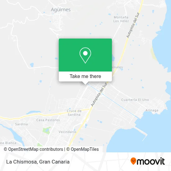 La Chismosa map