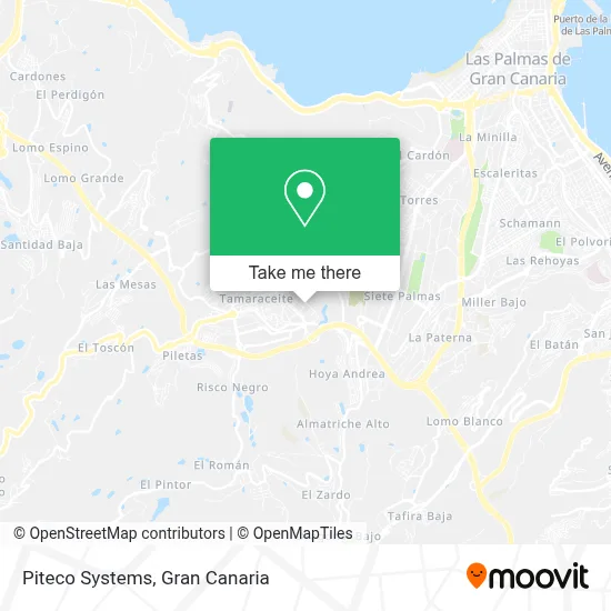 Piteco Systems map