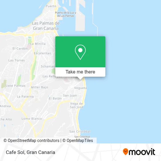 Cafe Sol map