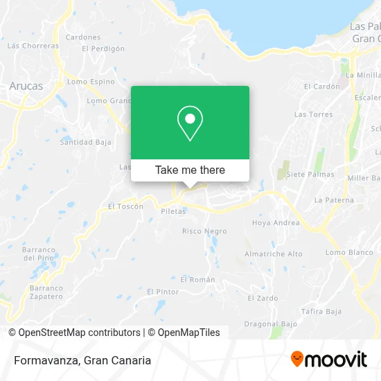 Formavanza map
