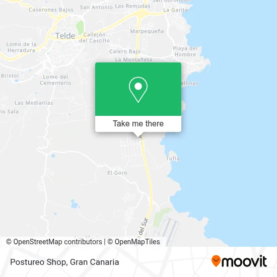 Postureo Shop map