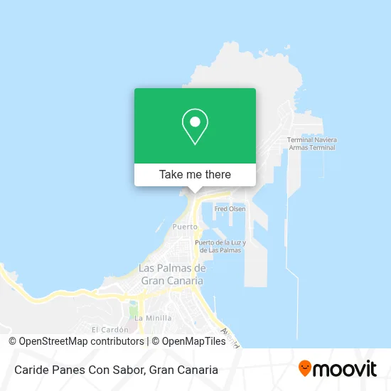 Caride Panes Con Sabor map