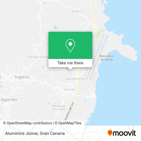 Aluminios Jumar map