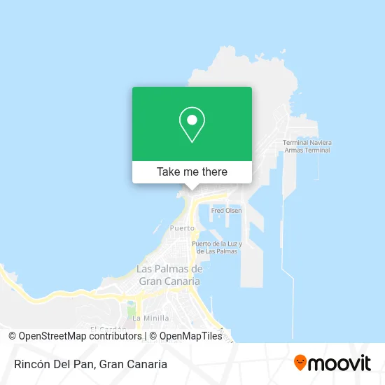 Rincón Del Pan map