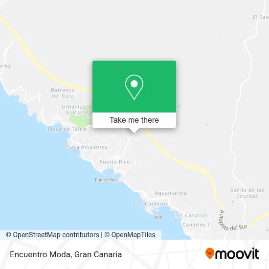 Encuentro Moda map