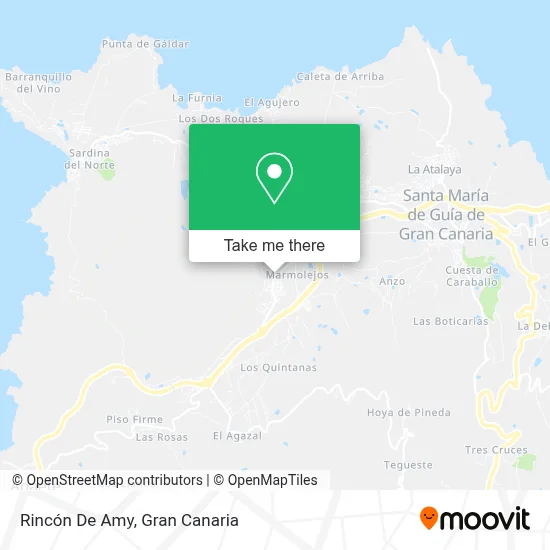 Rincón De Amy map