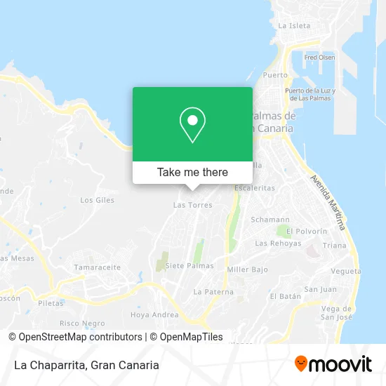 La Chaparrita map