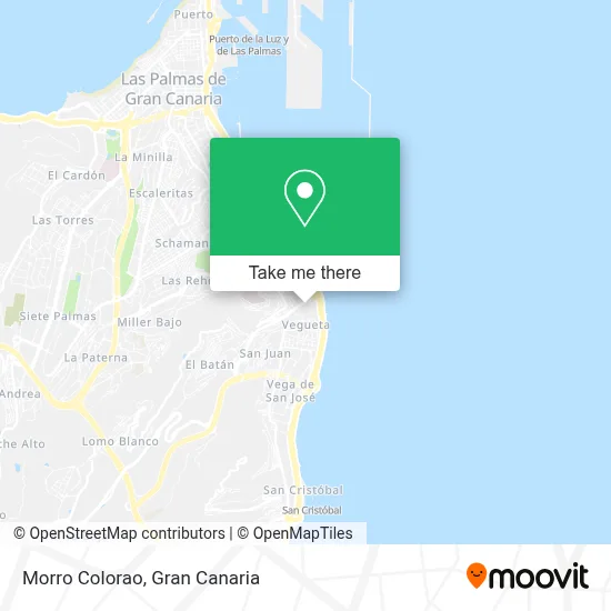 Morro Colorao map