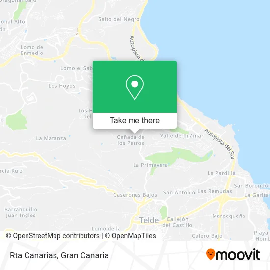 Rta Canarias map