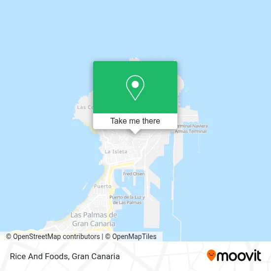 Rice And Foods map