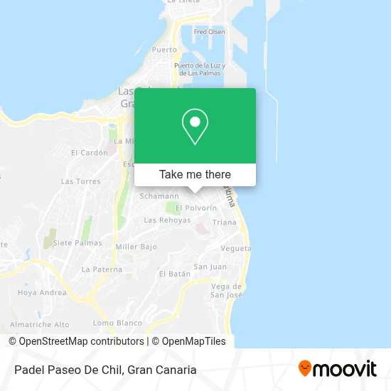 Padel Paseo De Chil map