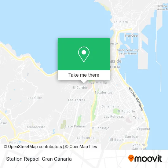 Station Repsol map
