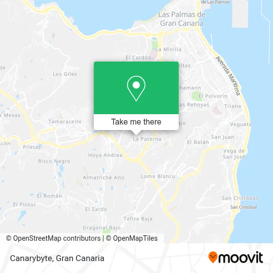 Canarybyte map