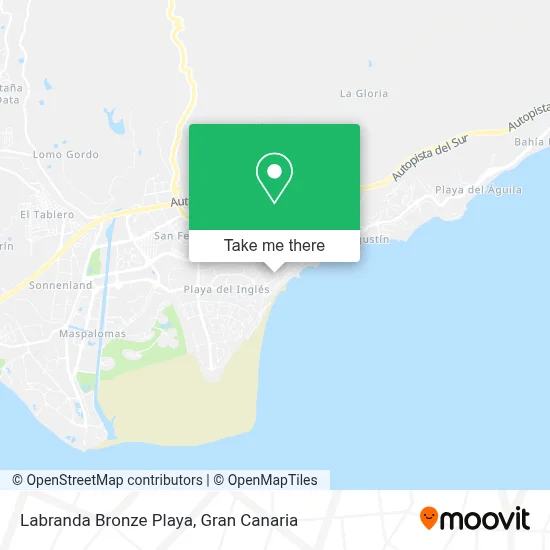 Labranda Bronze Playa map