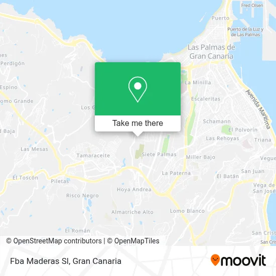 Fba Maderas Sl map