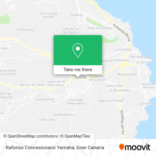 Rafonso Concesionario Yamaha map