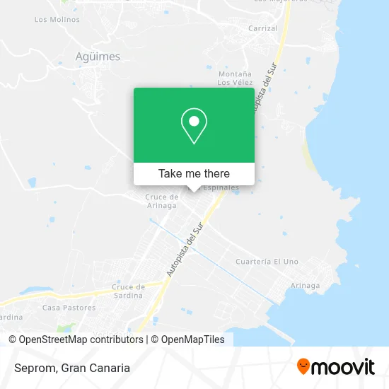 Seprom map
