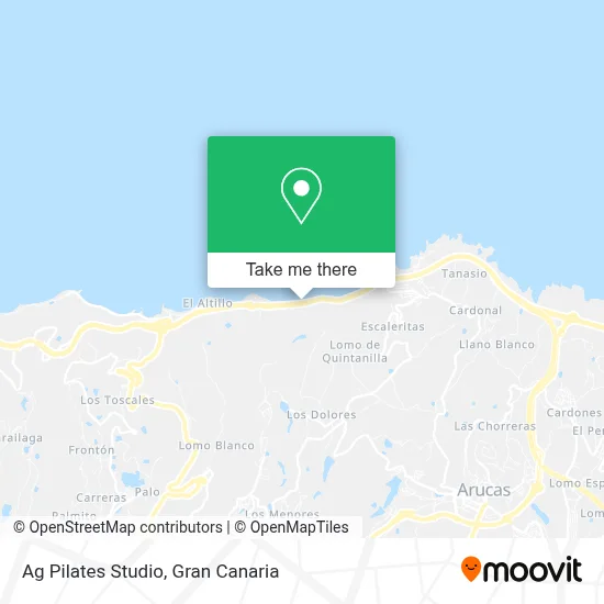 Ag Pilates Studio map