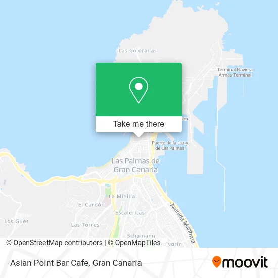 Asian Point Bar Cafe map