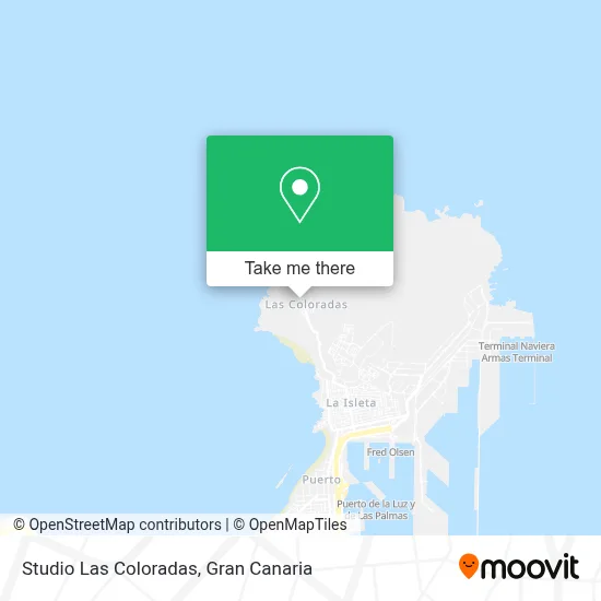 mapa Studio Las Coloradas