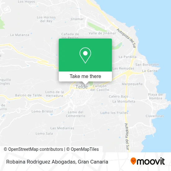 Robaina Rodriguez Abogadas map