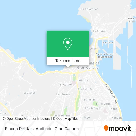 Rincon Del Jazz Auditorio map