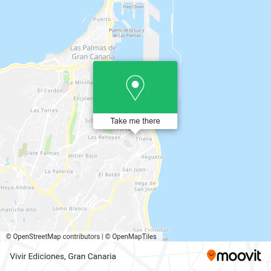 Vivir Ediciones map