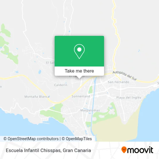 Escuela Infantil Chisspas map