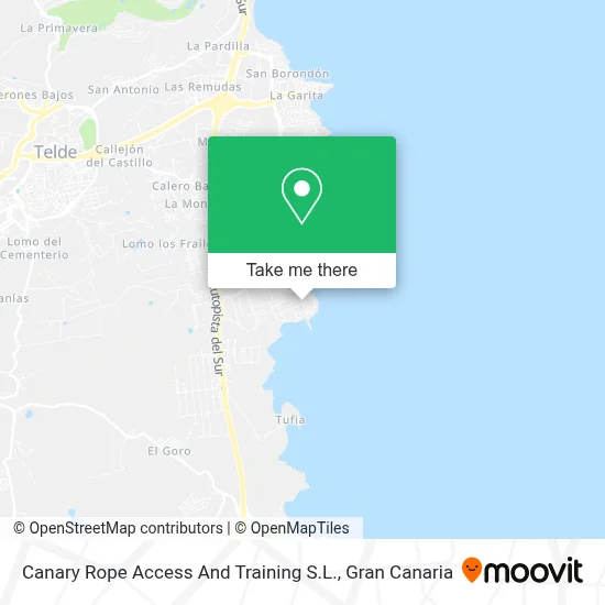 Canary Rope Access And Training S.L. map