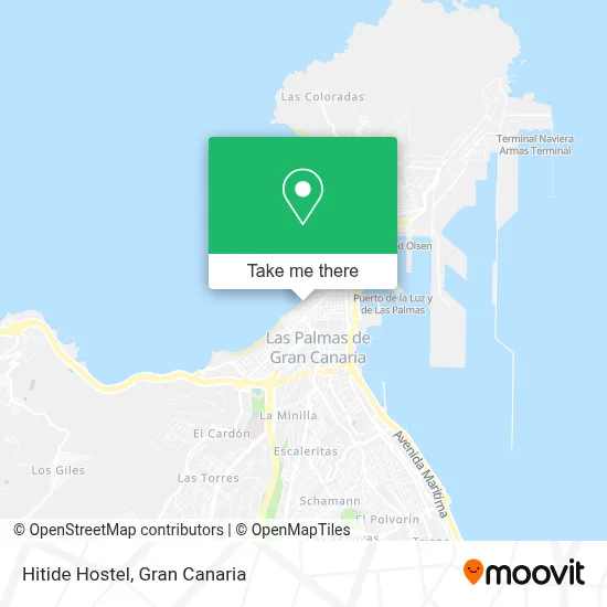 Hitide Hostel map