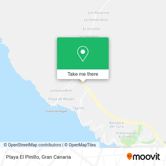 Playa El Pinillo map