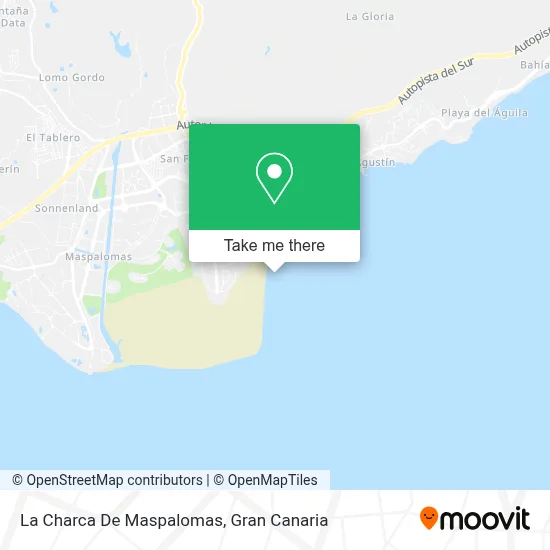 La Charca De Maspalomas map