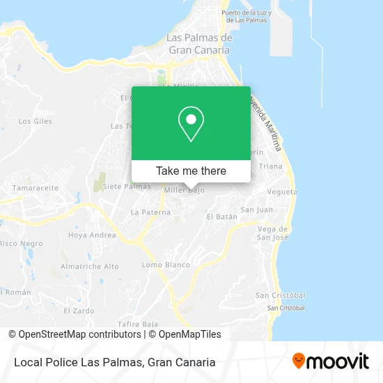 Local Police Las Palmas map