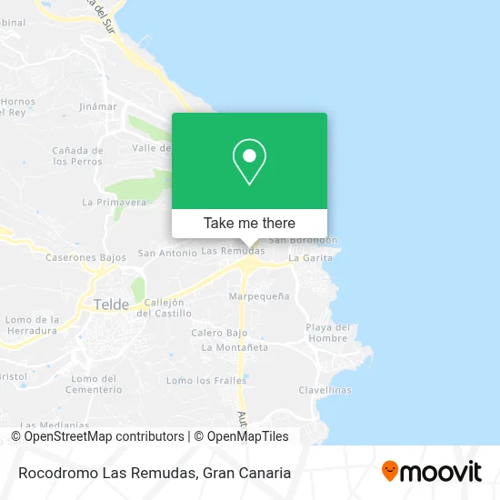 Rocodromo Las Remudas map