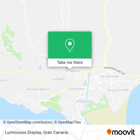Luminosos Display map
