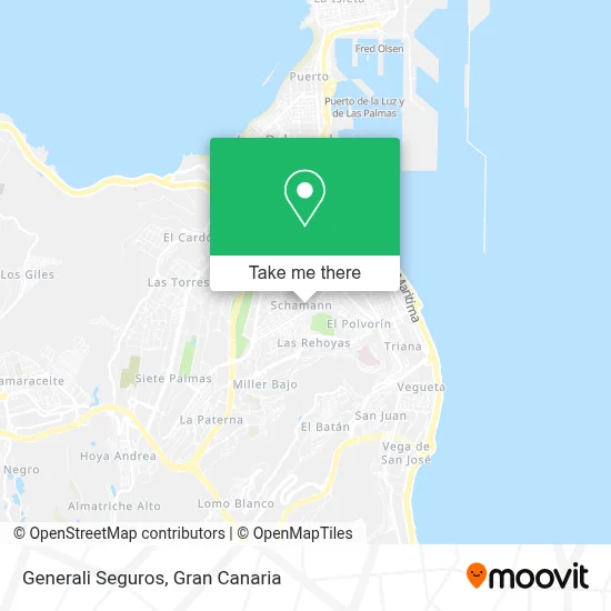Generali Seguros map
