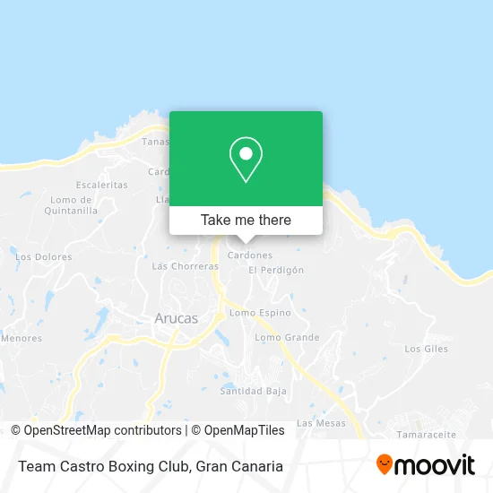 Team Castro Boxing Club map