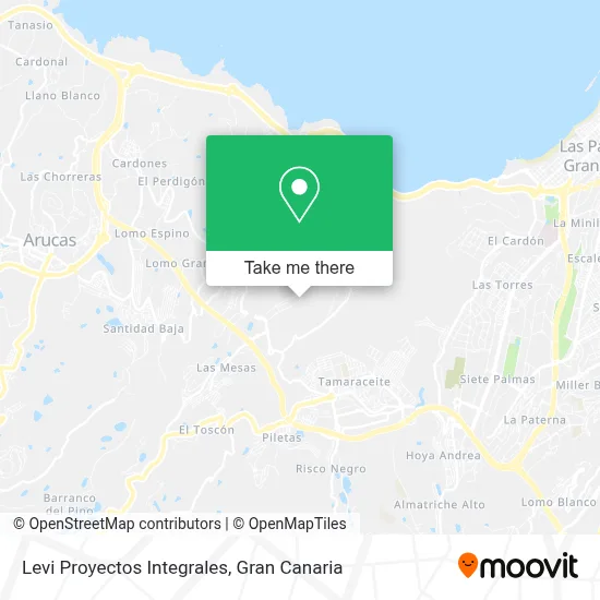 Levi Proyectos Integrales map